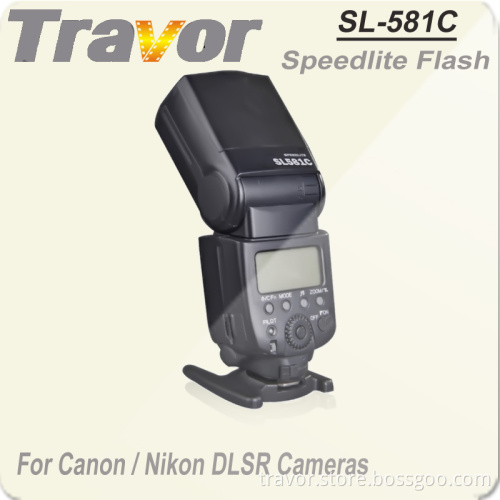 Travor Hot Selling Ttl Speedlite Flash SL-581C for Canon